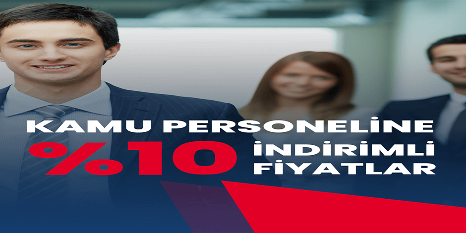 Kamu Personeline %10 İndirim